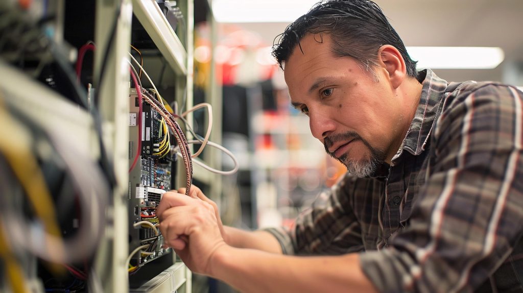 IT professionals in Hudson, Wisconsin providing managed services for a small business.